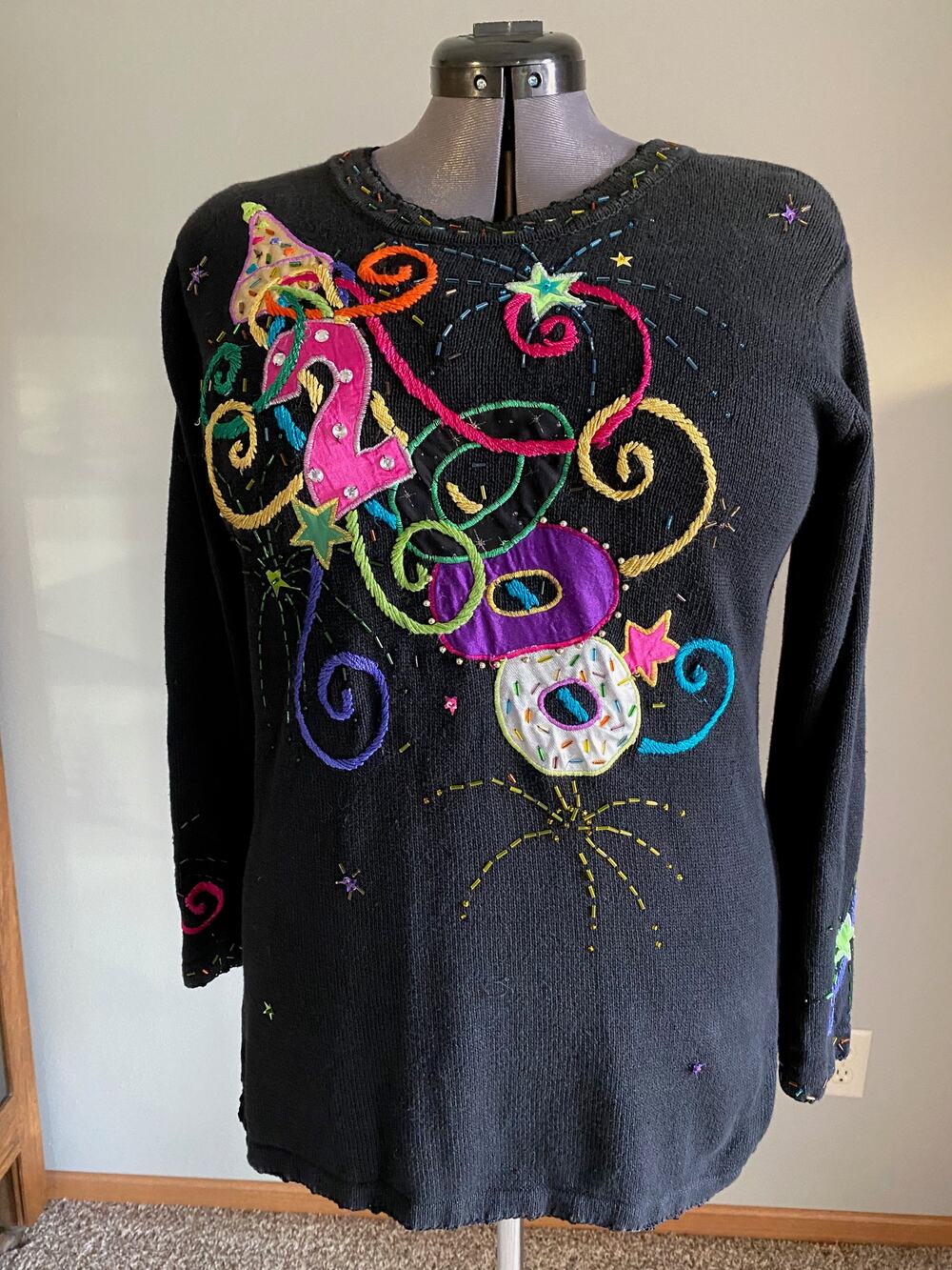 Y2K 2000 New year sweater
